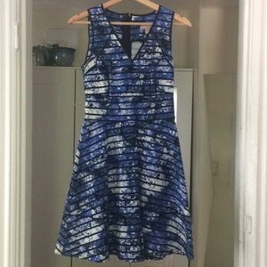 Beautiful Blue Floral Dress from Banana Republic